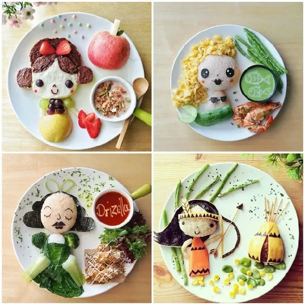Trang trí món ăn đẹp mắt cho trẻ biếng ăn để kích thích thị giác.webp